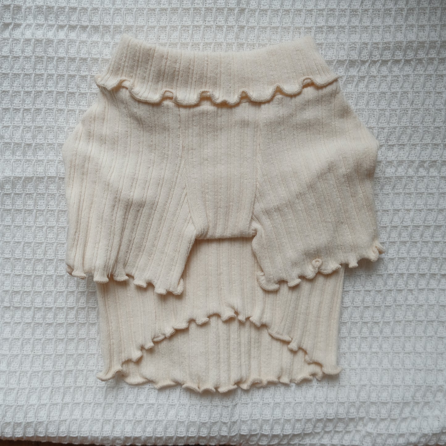 Scalloped Turtleneck