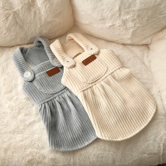 Corduroy Overall Dress